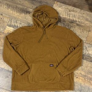DICKIES Men's Brown Sherpa Pullover Hoodie with Pouch, Size XL (46-48), GUC